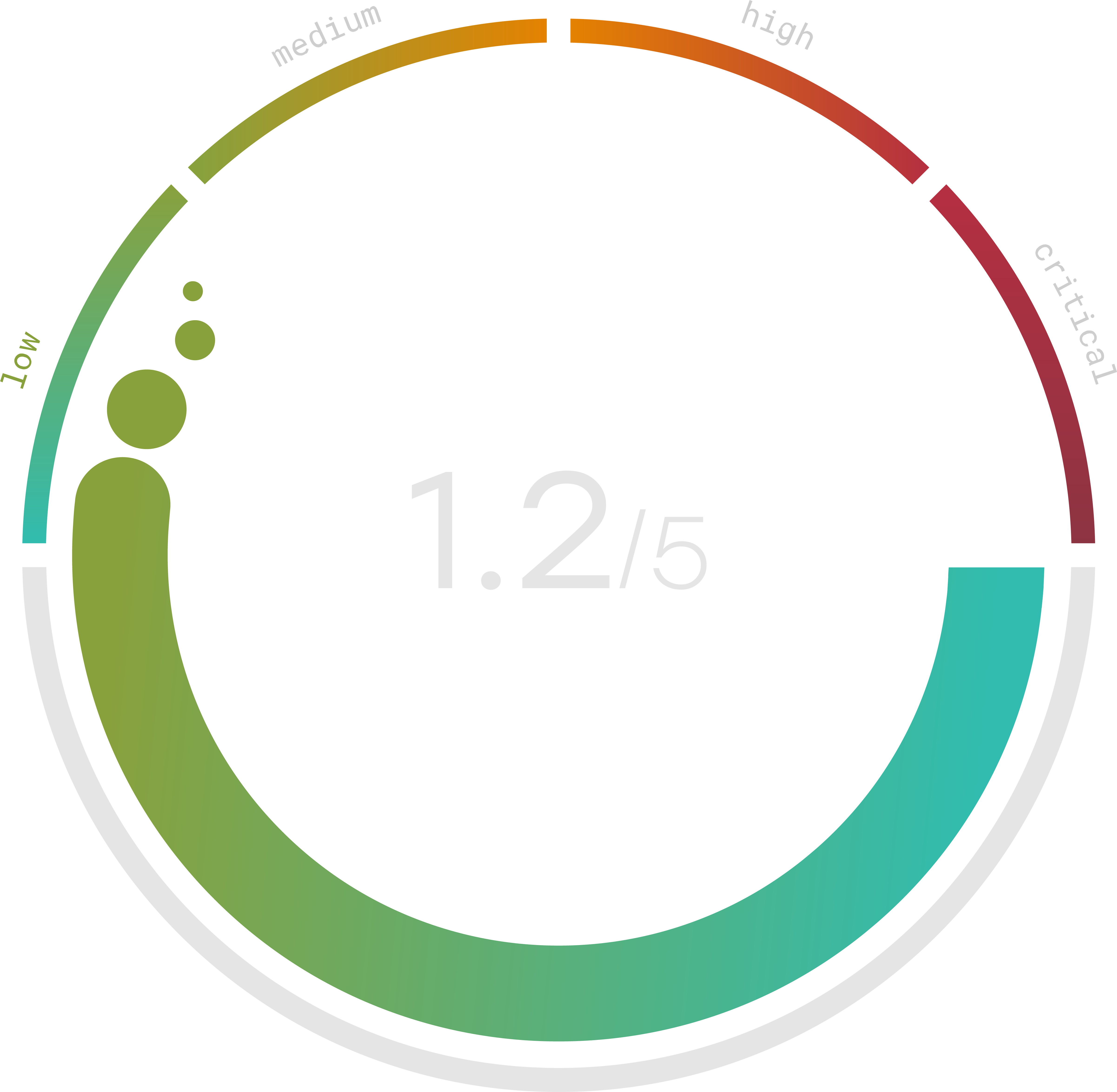 cyber risk score meter