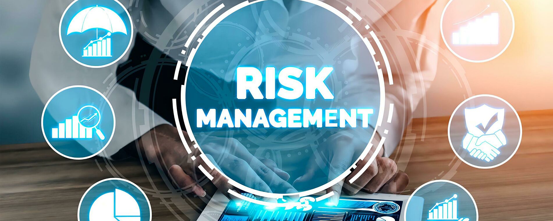 Risk Management digital graphic.